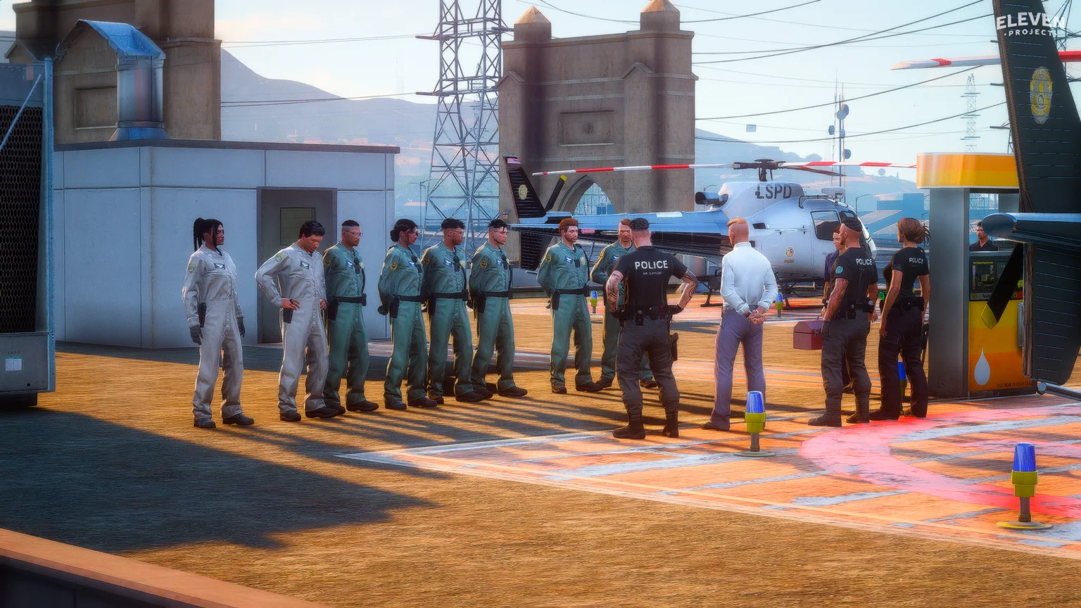 Policía LSPD · Eleven Project | Estructura, divisiones y carrera